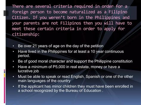 acquiring citizenship in the philippines|Naturalization, Pathway to Filipino Citizenship.